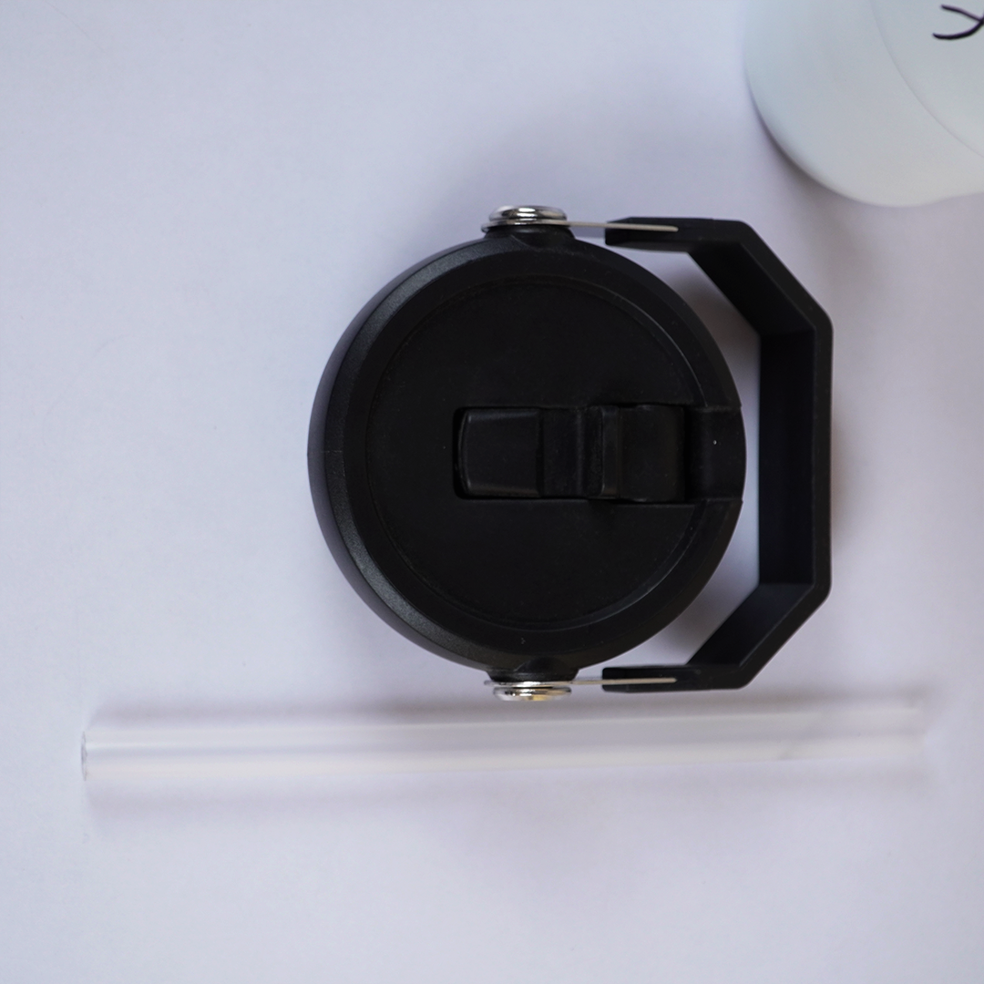 Customized FleurFlow Flipstraw Tumbler with Straw & Lid