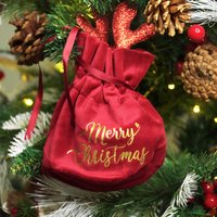 Christmas Velvet Gift Bag