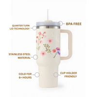 Blossom Floral Tumbler