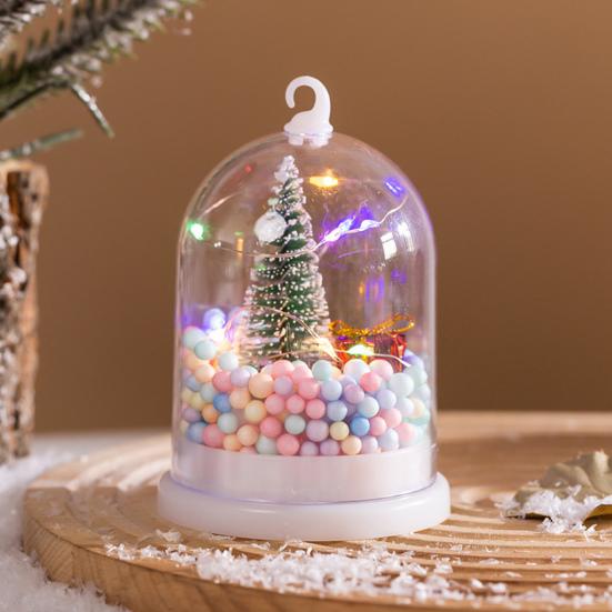 Christmas Tree Ornaments Lights Decor Set of 4