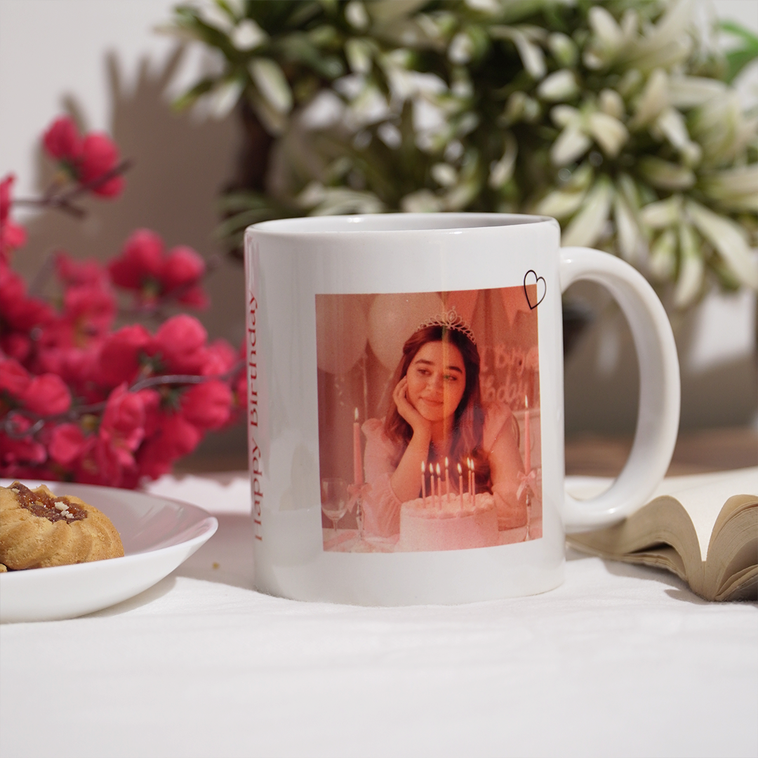 Birthday Print Custom Mug