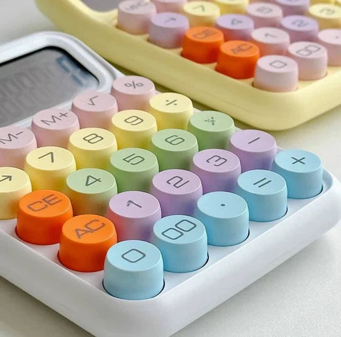 Candy Pastel Mechanical Calculator