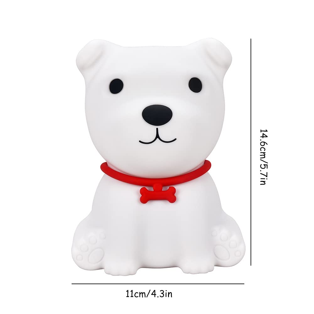 Cute Puppy Night Light Soft Silicone Lamp