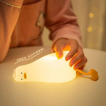 Sleeping  Cute Duck Touch Sensor Lamp