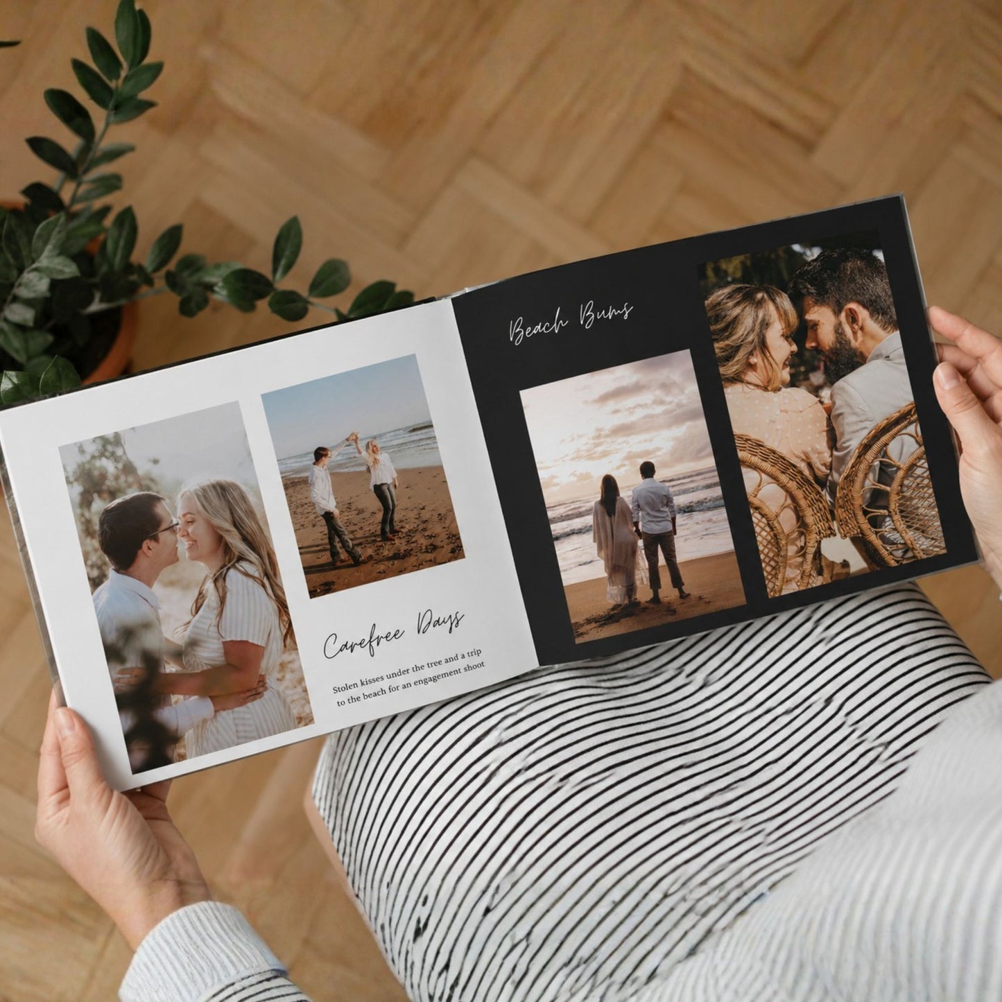Happy Anniversary Personalized Square Photo Book | Our Forever Story