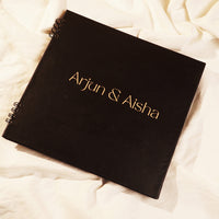 Custom Couple Name Memory Book