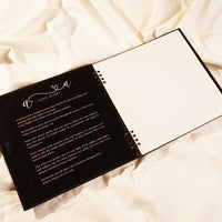 Custom Couple Name Memory Book