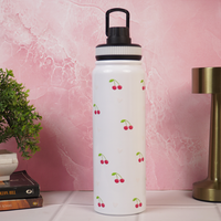 Cherry Bliss Stainless Steel Water Bottle | Cute & Durable Everyday Hydration