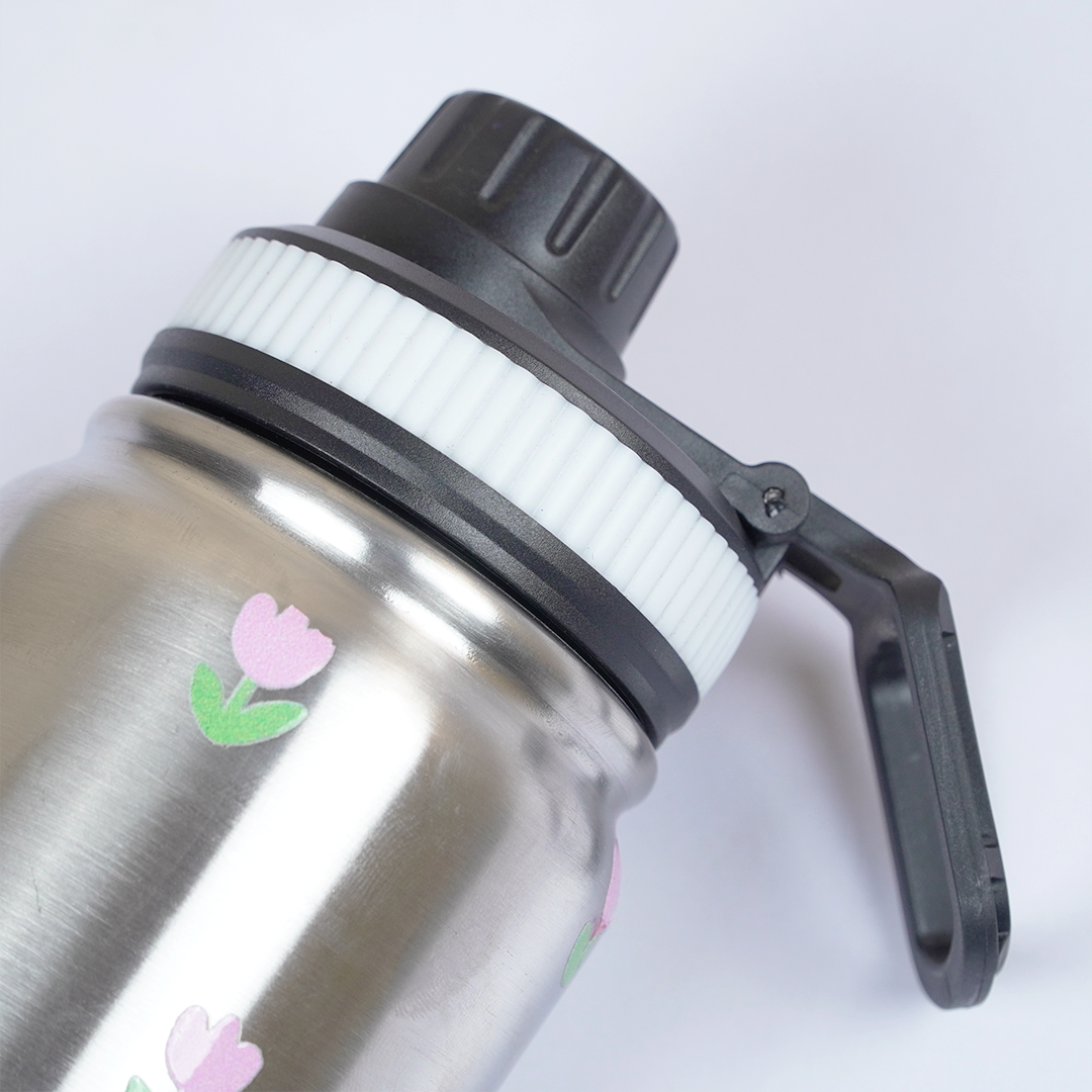 Stainless Steel Floral Printed Water Bottle