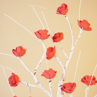 Rose Flower Accent Lamp