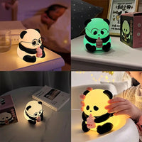 Cute Baby Panda Rechargeable Night Light