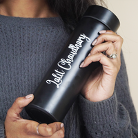 Premium Black Insulated Stainless Steel Water Bottle