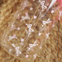 Set-2 Premium Glass Drinking Jar with Bamboo Lid & Straw