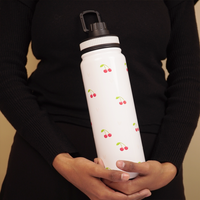 Cherry Bliss Stainless Steel Water Bottle | Cute & Durable Everyday Hydration