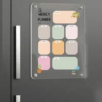 Magnetic Weekly Planner for Fridge | Home Organizer with Notes & Reminder Sections