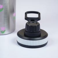 Stainless Steel Floral Printed Water Bottle