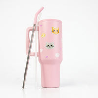Kitty Charm Insulated Leakproof Tumbler
