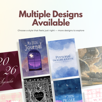 2026 Journal Notebook | Moon & Night Sky Aesthetic Journal