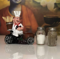 Chef Salt & Pepper Shaker Decorative Stand