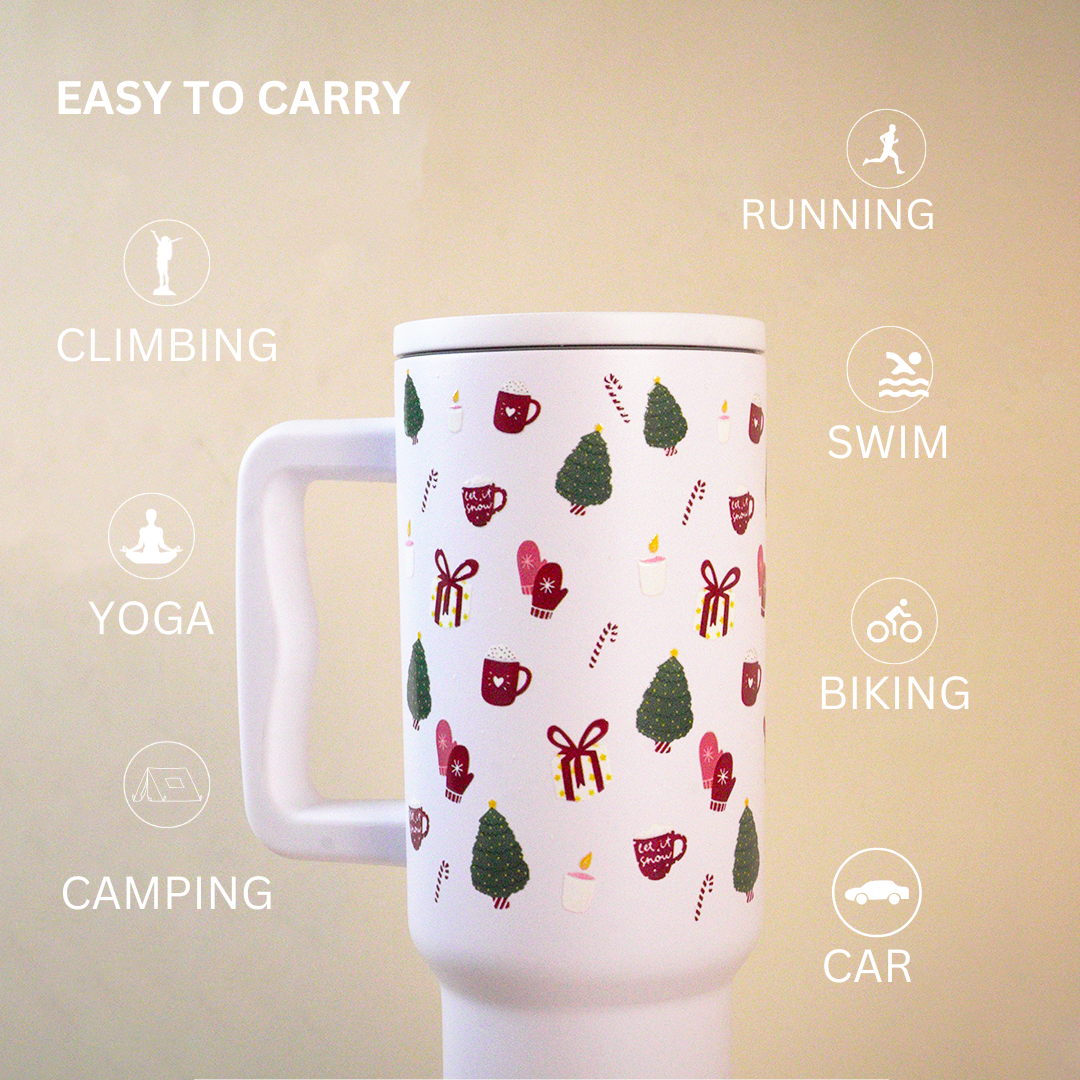 Snowy Bliss Christmas Tumbler