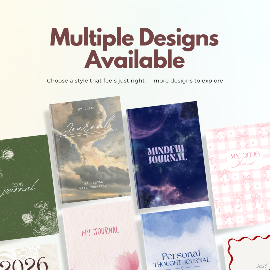 Aesthetic Mindful Journal | Daily Wellness & Reflection Book