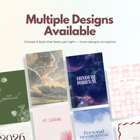 Aesthetic Mindful Journal | Daily Wellness & Reflection Book