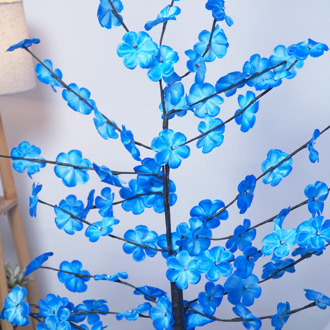 MEMORIES INSITE " Blue Blossom Tree Light "Decorative LED Tree for Home Decor Living Room Bedroom Festive Decoration