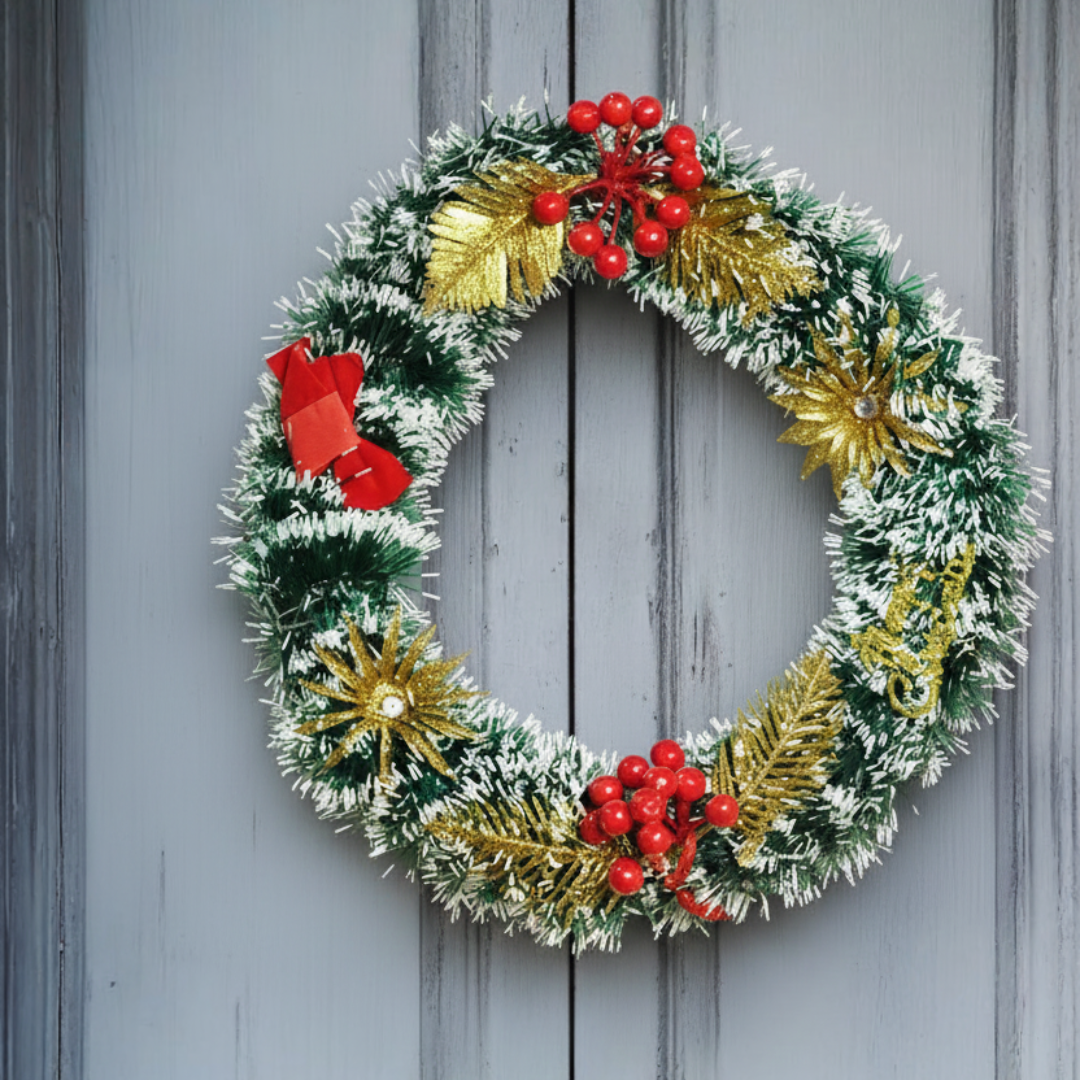 Elegant Christmas Decorative Wreath