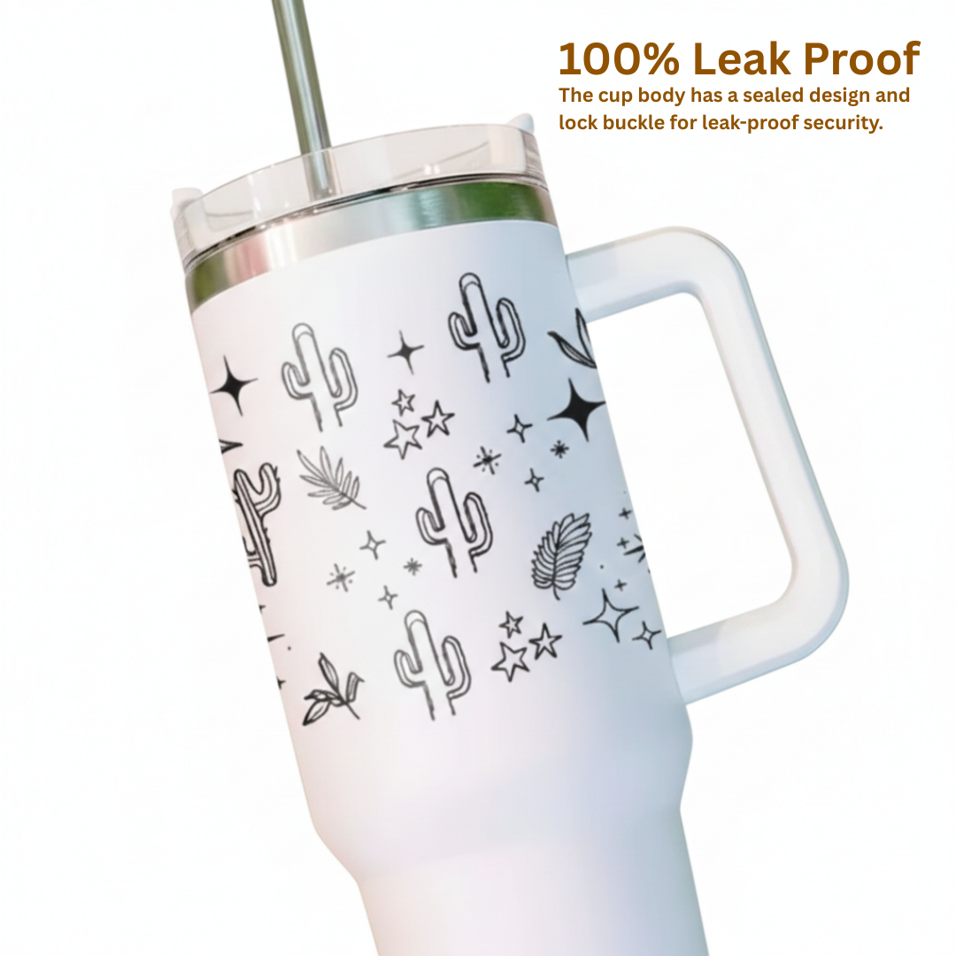 Minimal Boho Line Art Tumbler