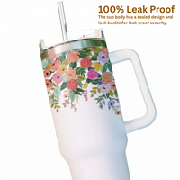 BotaniCup Tumbler with Straw & Lid