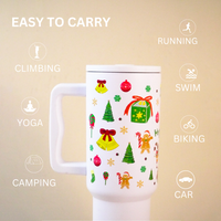 Gingerbread & Jingle Bells Christmas Theme Tumbler