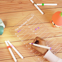 Alphabet Learning Tracing Board for Kids with pen box & Cleaning Cloth