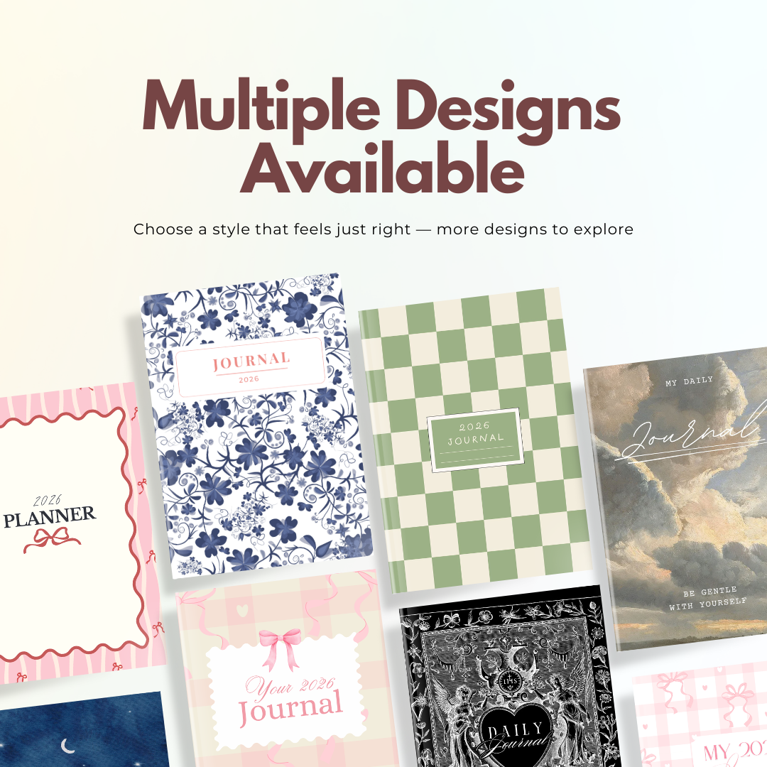 Journal 2026 | Blue Floral Aesthetic Daily Notebook