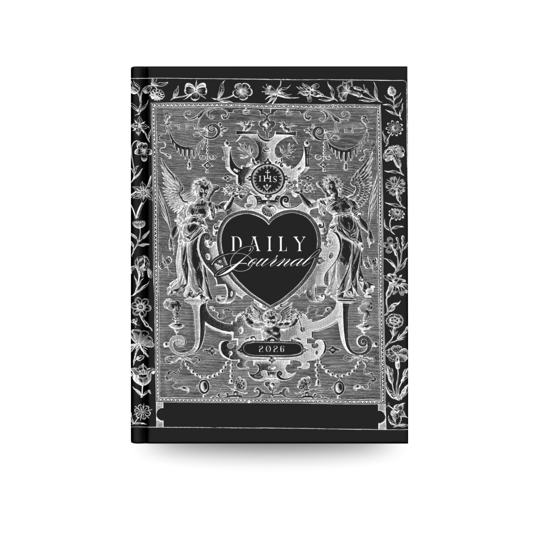 Daily Journal 2026 | Antique Style Black Writing Diary