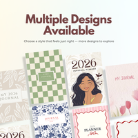 2026 Journal | Green Aesthetic Daily Writing Notebook