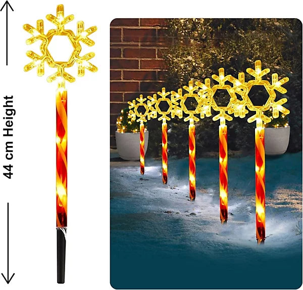 Solar Christmas Snow Flakes  Light