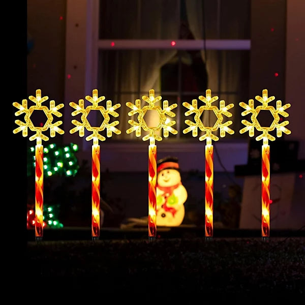 Solar Christmas Snow Flakes  Light
