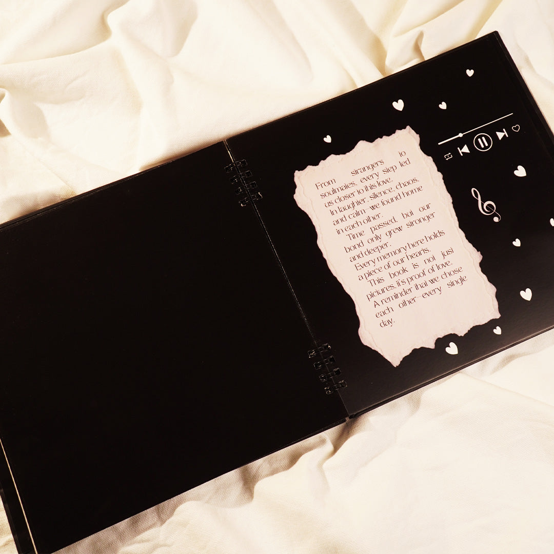 Custom Couple Name Memory Book