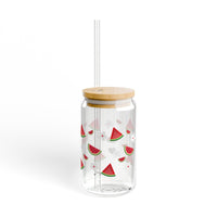 Personalized Watermelon Glass Tumbler