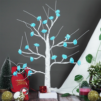 Blue Blossom Decorative Tree Light – Rose Flower Table Lamp