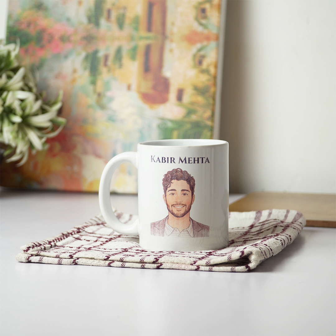 Sketch Face Print Personalized Mug