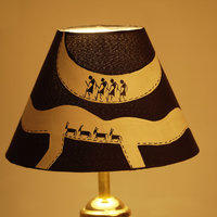 Artisan Noir Lamp – Handcrafted Black & White Aesthetic Light
