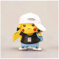 Pikachu Cartoon Action Idols Figures Cartoon Action Figures for Car Dashboard, Office Desk/Study Table (Pack of 3)