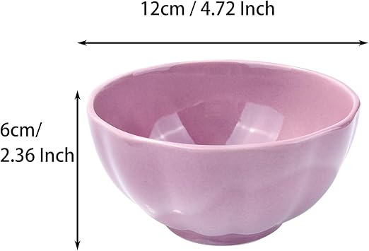 Pastel Charm Ceramic Bowls – Set of 4 | Elegant Multi-Color Serving Bowls for Everyday & Special Occasions