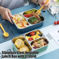 Memories Insite™ Personalized Stainless Steel Leakproof Bento Lunchbox