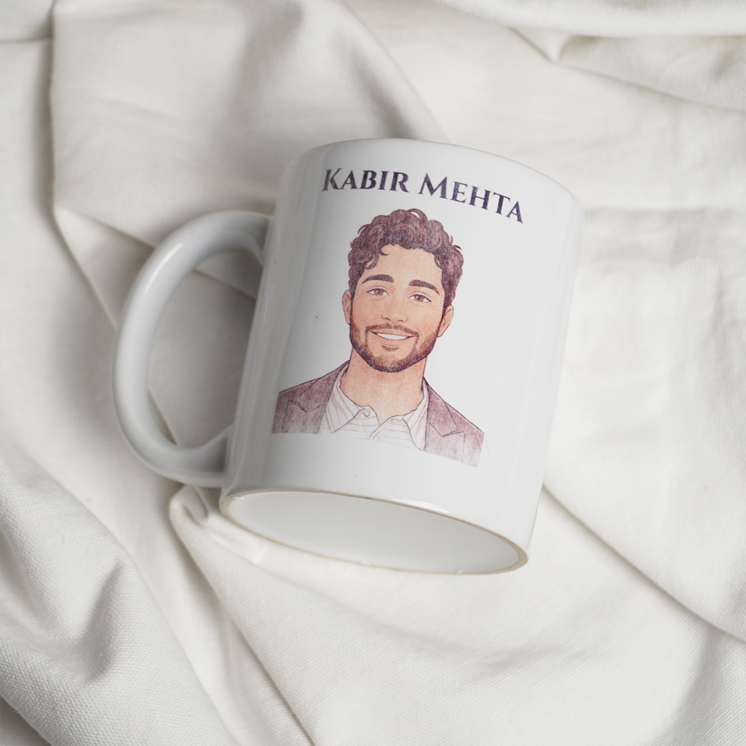 Sketch Face Print Personalized Mug