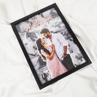 Personalized Happy Anniversary Photo Frame | Custom Couple Memory Frame