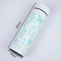 Butterfly Print Stainless Steel Water Bottle