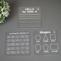 Reusable Alphabet Learning Writing Board for Kids with pen box & Cleaning Cloth