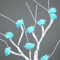 Blue Blossom Decorative Tree Light – Rose Flower Table Lamp
